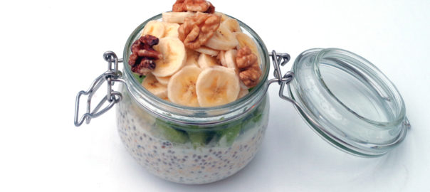 Overnight oats woth fruit