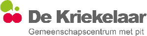 Logo of the Flemish cultural center De Kriekelaar in Schaarbeek