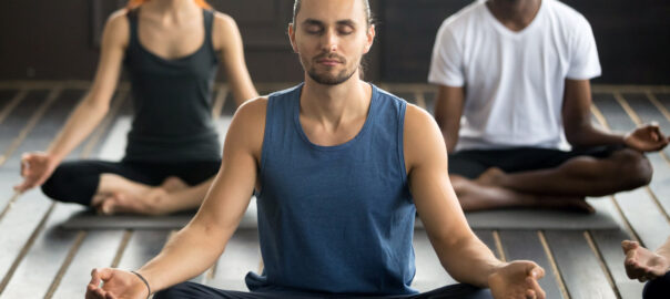 Picture of yoga participants