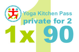 Voucher for single private yoga session 90 minutes for 2