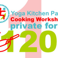 Image of a voucher for a private cooking workshop Helathy Vegan for 2 people of 120 minutes