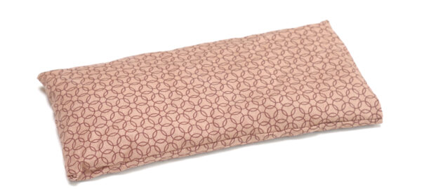 Cotton Eye Pillow Brown Circles