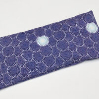 Picture of eye pillow blue sun pattern