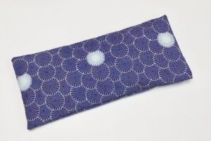 Picture of eye pillow blue sun pattern