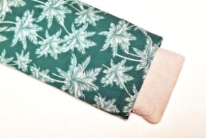 Eye Pillow Palmtree Green detail