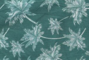 Eye Pillow Palmtree Green close up