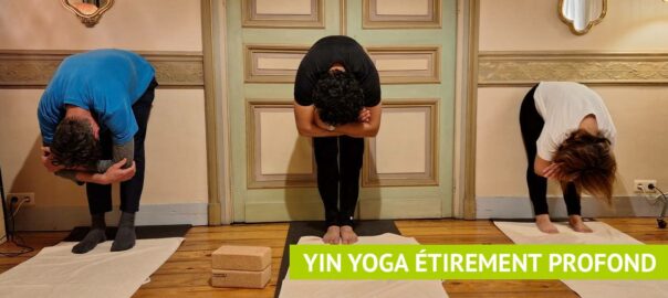 Photo d'un cours de Yin yoga