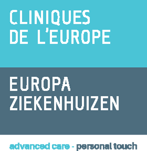 Logo van de Europaziekenhuizen in Brussel